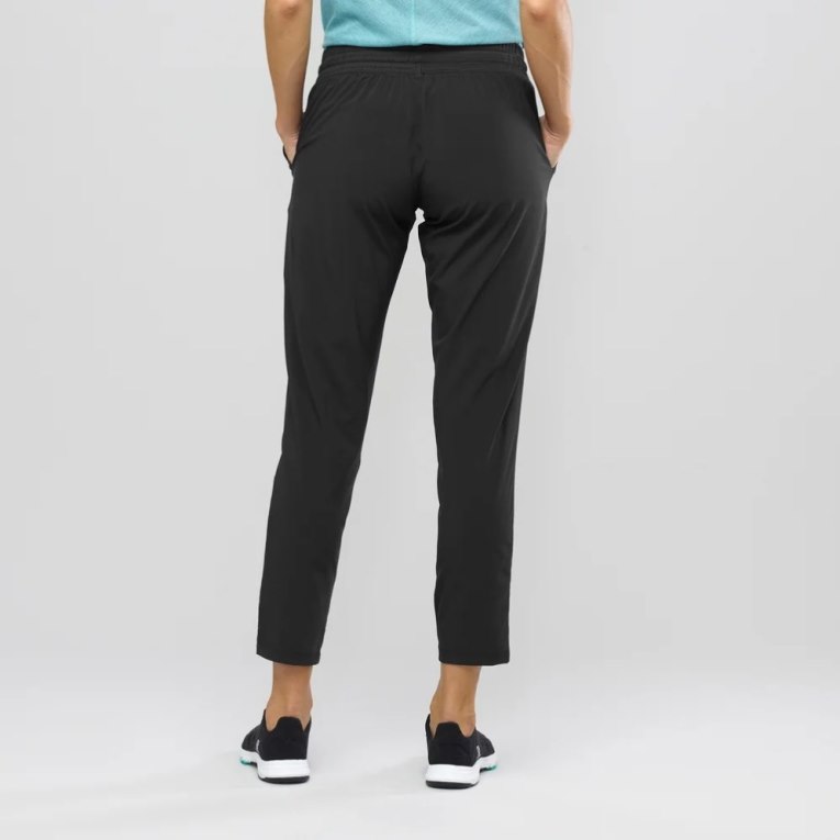 Salomon Essential Light Women's Sport Pants Black | CA 56Q17